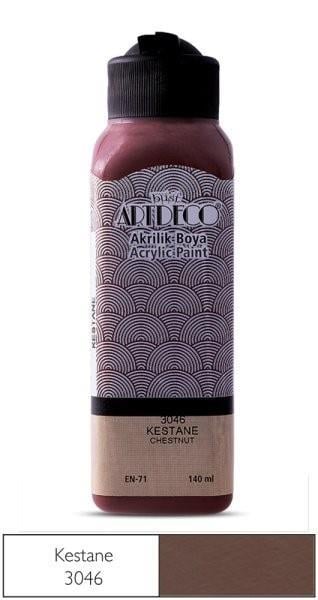 Artdeco Akrilik Boya 140 Ml Kestane 3046Artdeco Akrilik Boya 140 Ml Kestane 3046 - Kırtasiyem.netAkrilik Boyalar	
