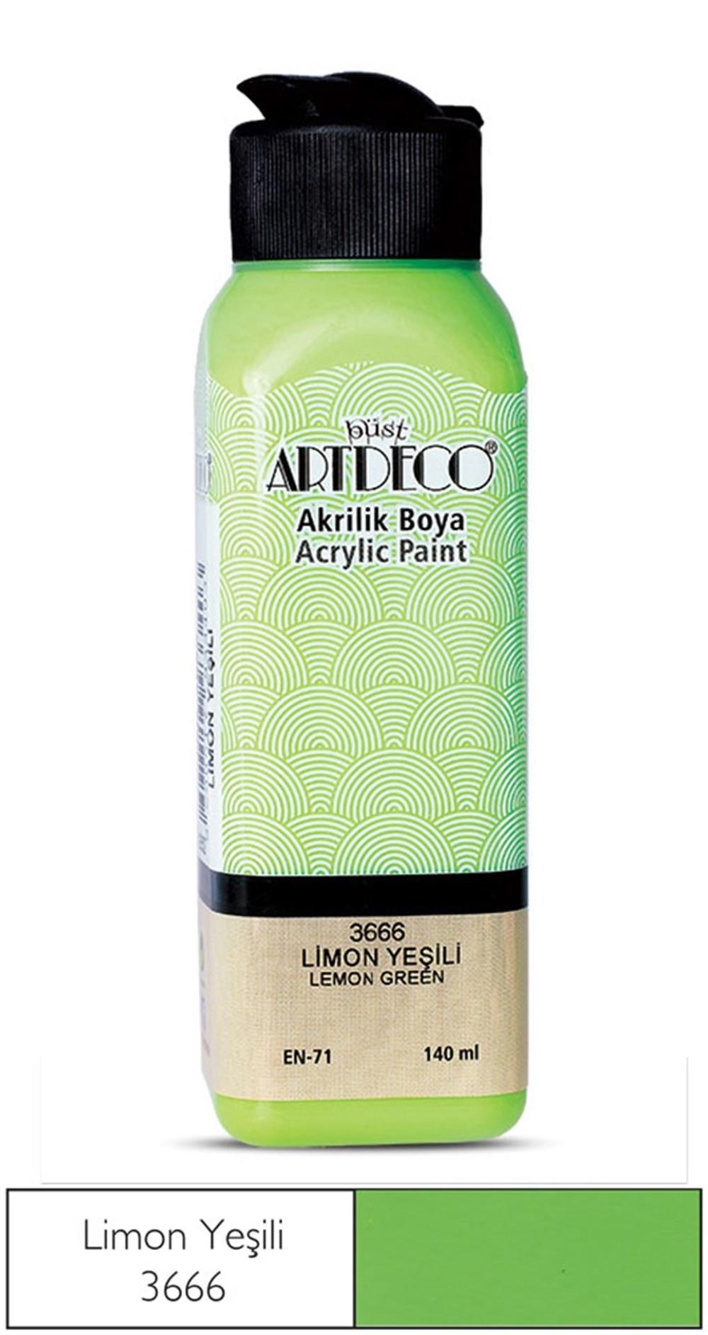 Artdeco Akrilik Boya 140 Ml Limon Yeşili 3666Artdeco Akrilik Boya 140 Ml Limon Yeşili 3666 - Kırtasiyem.netAkrilik Boyalar	