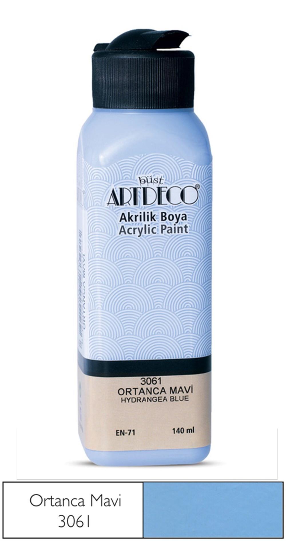 Artdeco Akrilik Boya 140 Ml Ortanca Mavi 3061Artdeco Akrilik Boya 140 Ml Ortanca Mavi 3061 - Kırtasiyem.netAkrilik Boyalar	
