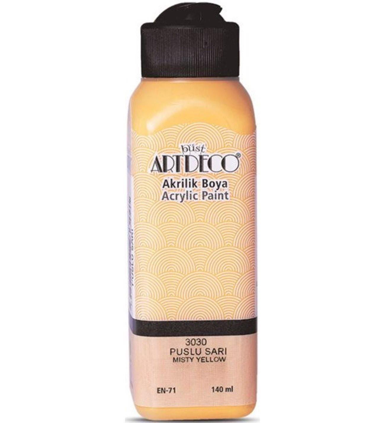 Artdeco Akrilik Boya 140 Ml Puslu Sarı 3030Artdeco Akrilik Boya 140 Ml Puslu Sarı 3030 - Kırtasiyem.netAkrilik Boyalar	