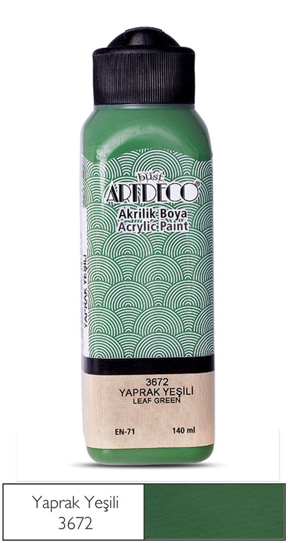 Artdeco Akrilik Boya 140 Ml Yaprak Yeşili 3672Artdeco Akrilik Boya 140 Ml Yaprak Yeşili 3672 - Kırtasiyem.netAkrilik Boyalar	