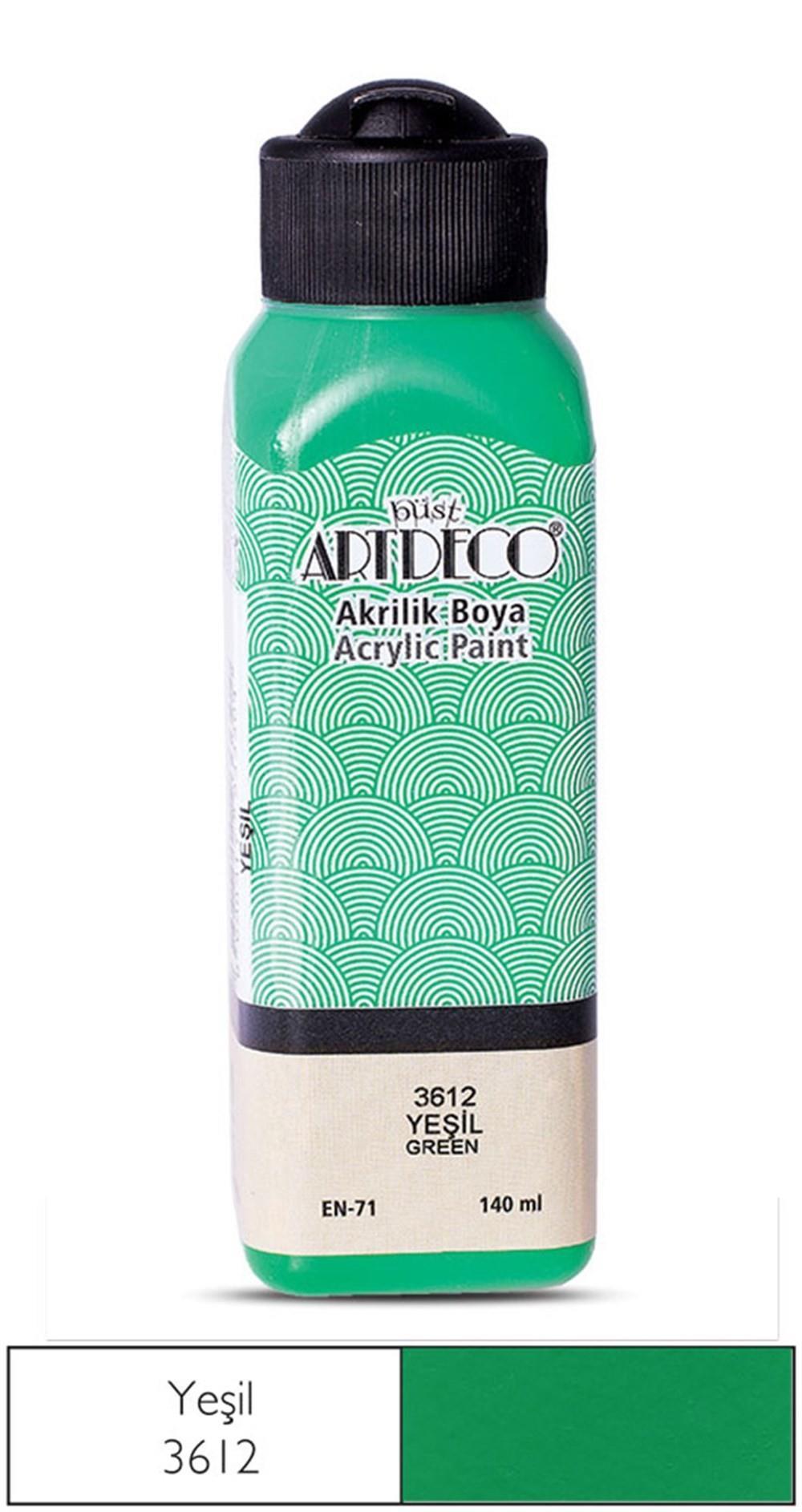 Artdeco Akrilik Boya 140 Ml Yeşil 3612Artdeco Akrilik Boya 140 Ml Yeşil 3612 - Kırtasiyem.netAkrilik Boyalar	