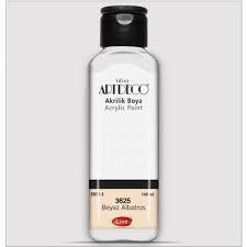 Artdeco Akrilik Boya 140ml Beyaz Albatros 3625Yassı Fırça