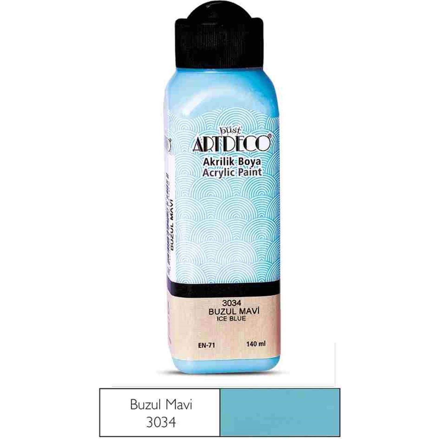 Artdeco Akrilik Boya 140Ml Buzul Mavi 3034Artdeco Akrilik Boya 140Ml Buzul Mavi 3034 - Kırtasiyem.netAkrilik Boyalar	
