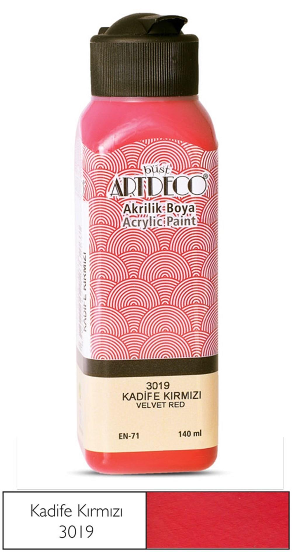 Artdeco Akrilik Boya 140Ml Kadife Kırmızı 3019Artdeco Akrilik Boya 140Ml Kadife Kırmızı 3019 - Kırtasiyem.netAkrilik Boyalar	