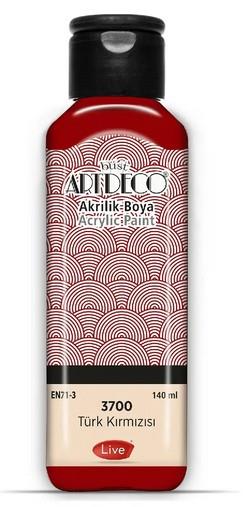 Artdeco Akrilik Boya 140Ml Türk Kırmızısı 3700Artdeco Akrilik Boya 140ml Türk Kırmızısı 3700 - Kirtasiyem.netAkrilik Boyalar	