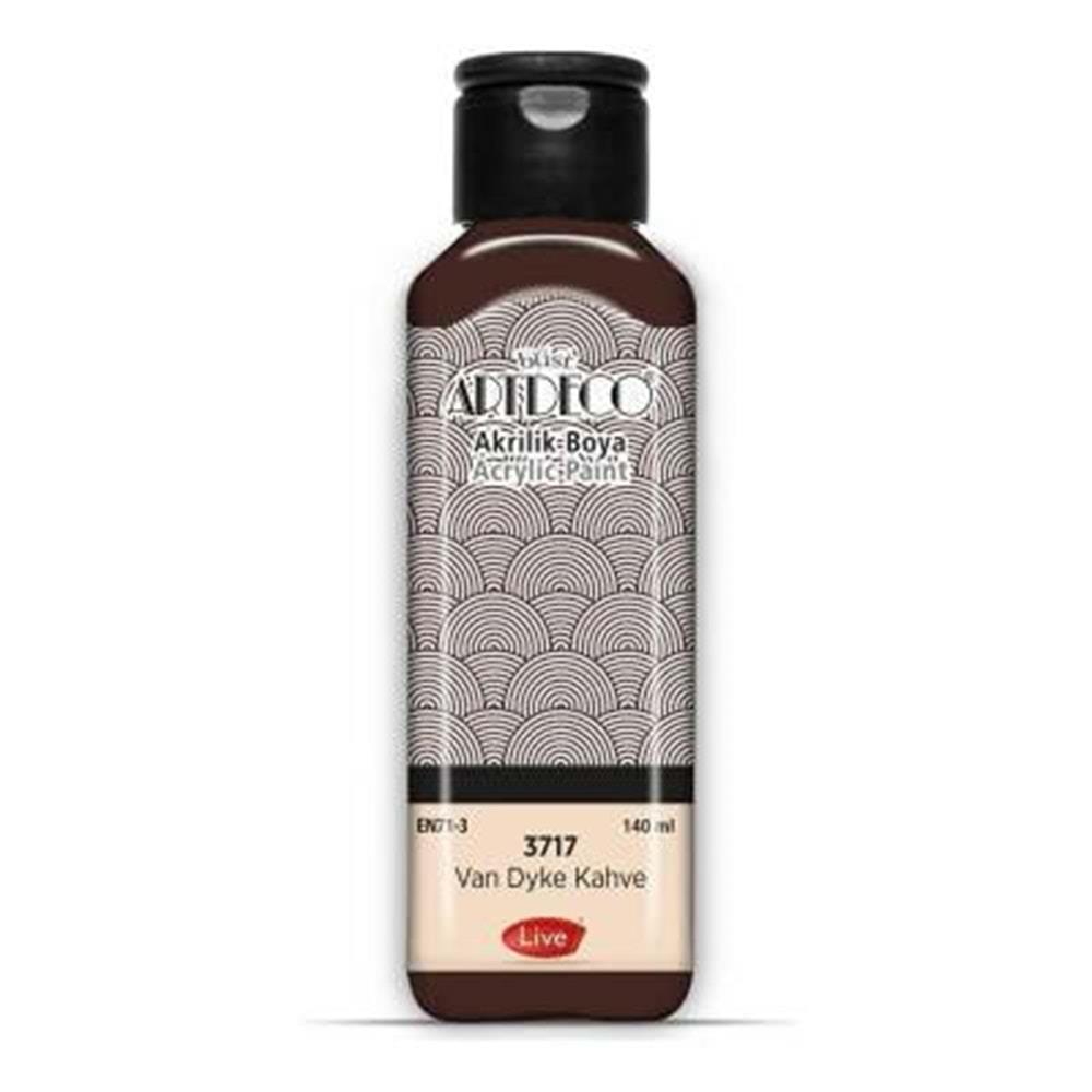 Artdeco Akrilik Boya 140Ml Van Dyke Kahve 3717Akrilik Boyalar	