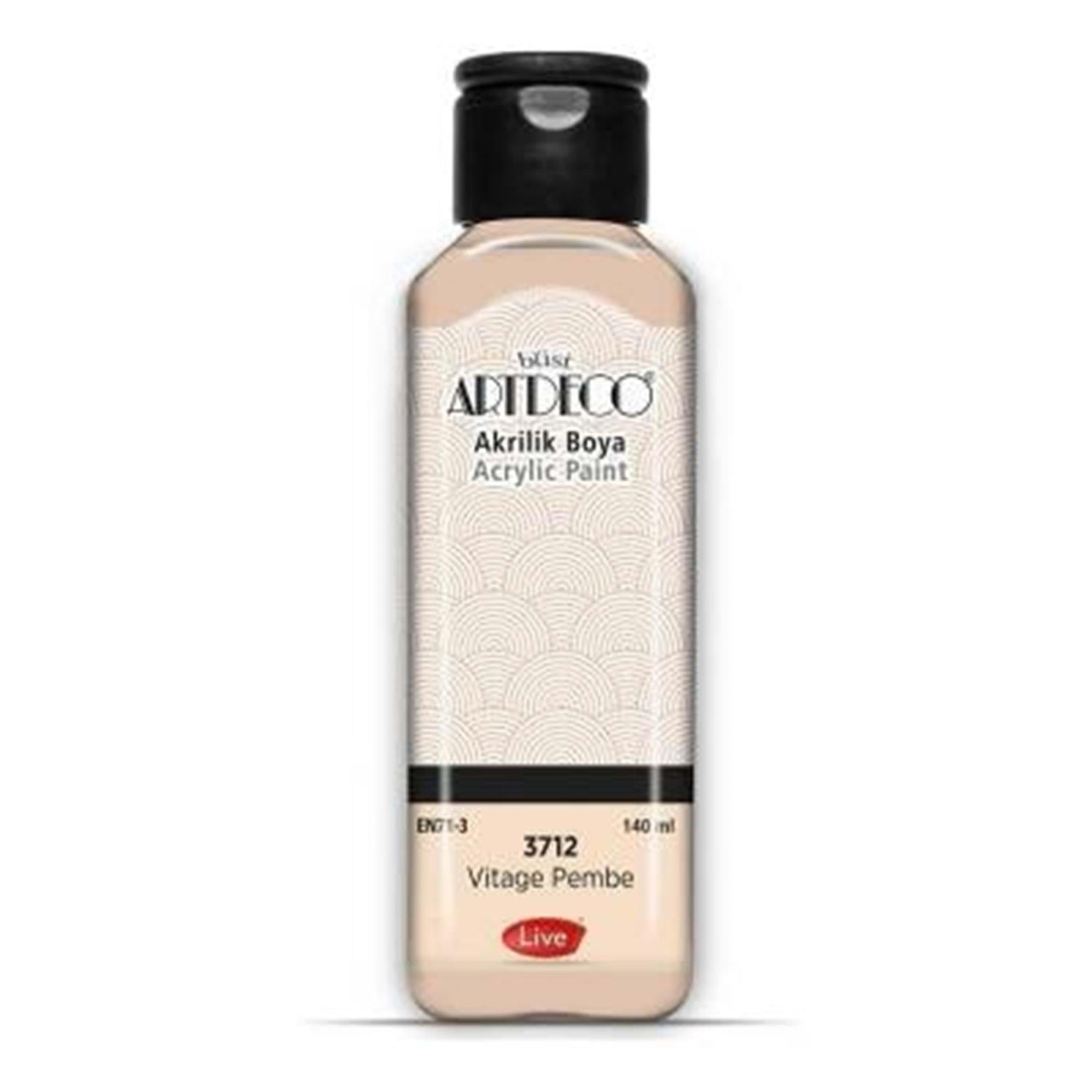 Artdeco Akrilik Boya 140Ml Vintage Pembe 3712Artdeco Akrilik Boya 140ml Vintage Pembe 3712 - Kirtasiyem.netAkrilik Boyalar	