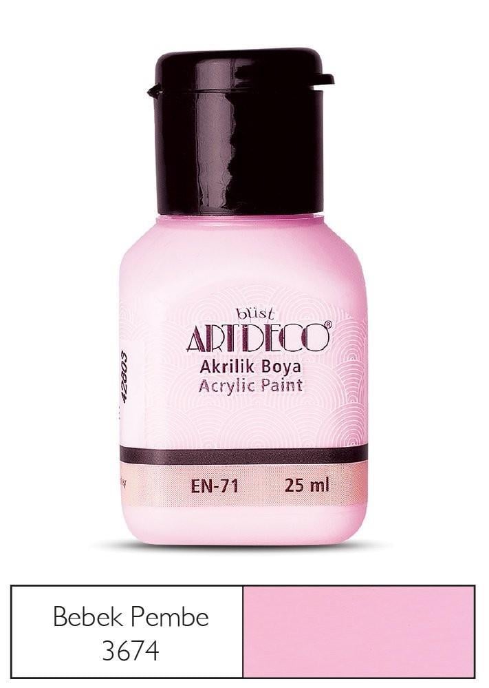 Artdeco Akrilik Boya 25 Ml Bebek Pembe 3674Artdeco Akrilik Boya 25 Ml Bebek Pembe 3674 - Kırtasiyem.netAkrilik Boyalar	