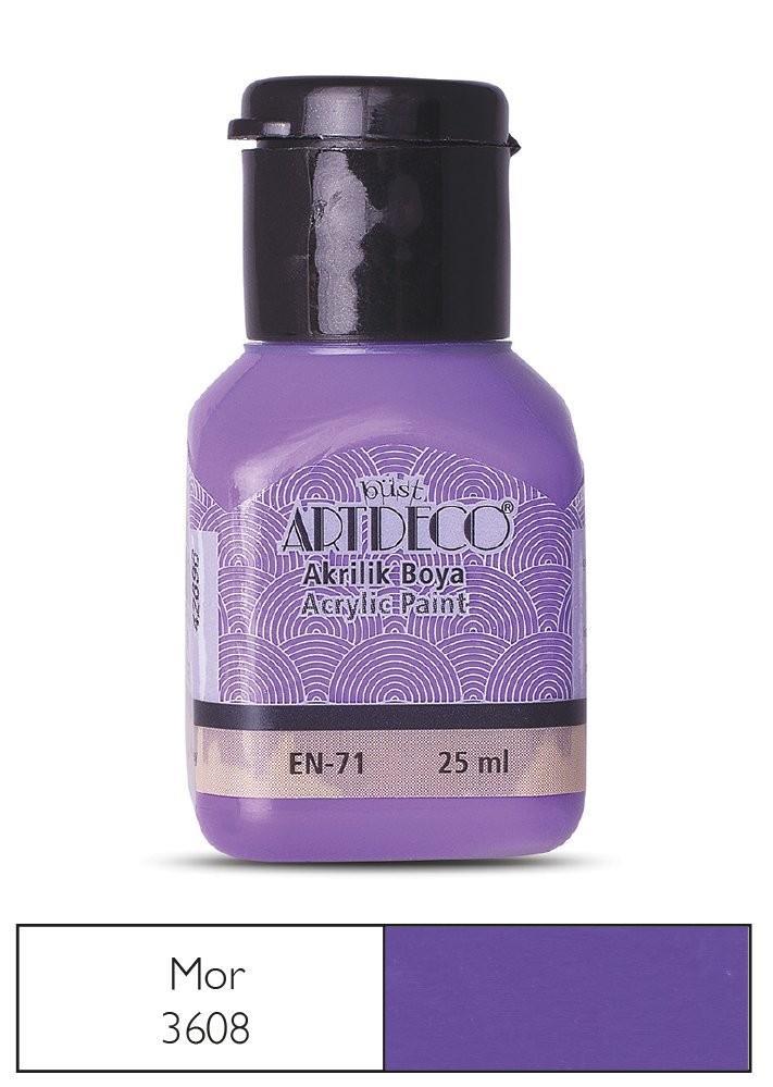 Artdeco Akrilik Boya 25ml Mor 3608Artdeco Akrilik Boya 25ml Mor 3608 - Kırtasiyem.netAkrilik Boyalar	