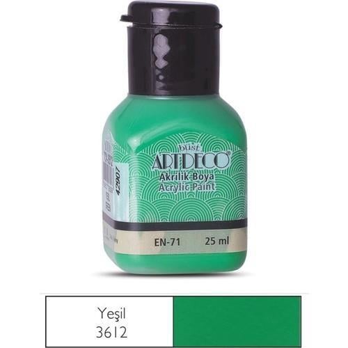 Artdeco Akrilik Boya 25ml Yeşil 3612Artdeco Akrilik Boya 25ml Yeşil 3612 - Kırtasiyem.netAkrilik Boyalar	