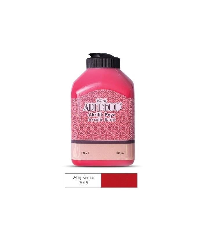 Artdeco Akrilik Boya 500Ml Ateş Kırmızı 3015Artdeco Akrilik Boya 500Ml Ateş Kırmızı 3015 - Kırtasiyem.netAkrilik Boyalar	