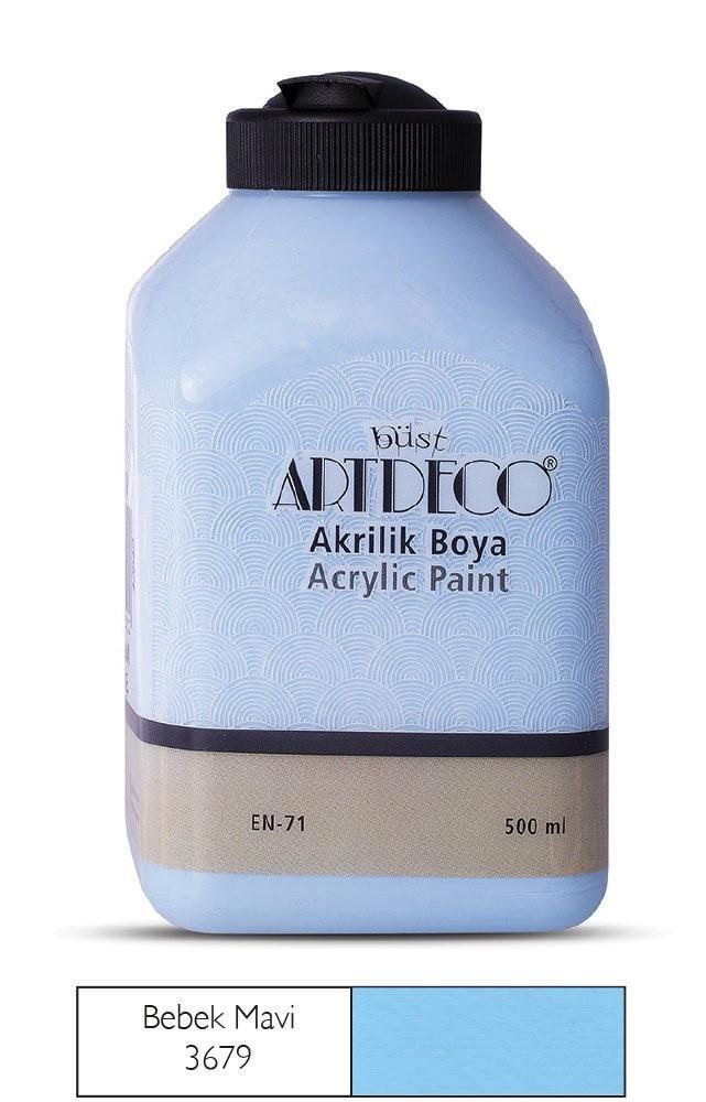 Artdeco Akrilik Boya 500ml Bebek Mavi 3679Artdeco Akrilik Boya 500ml Bebek Mavi 3679 - Kırtasiyem.netAkrilik Boyalar	