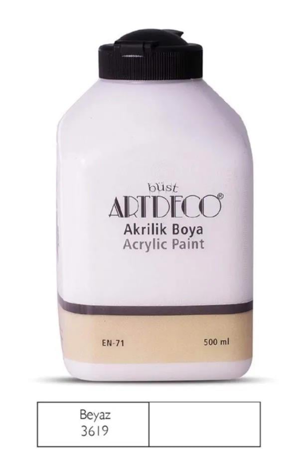 Artdeco Akrilik Boya 500Ml Beyaz Porselen 3623Artdeco Akrilik Boya 500Ml Beyaz Porselen 3623 - Kırtasiyem.netAkrilik Boyalar	