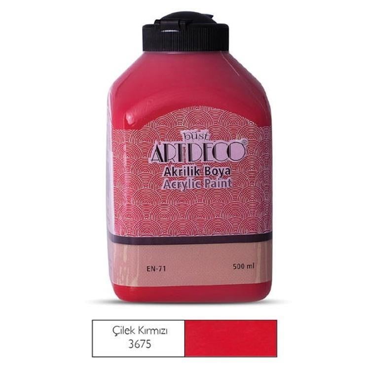 Artdeco Akrilik Boya 500ml Çilek Kırmızı 3675Artdeco Akrilik Boya 500ml Çilek Kırmızı 3675 - Kırtasiyem.netAkrilik Boyalar	