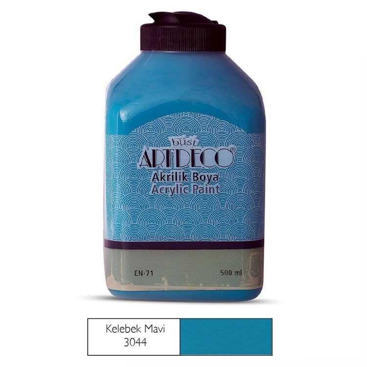 Artdeco Akrilik Boya 500ml Kelebek Mavi 3044Artdeco Akrilik Boya 500ml Kelebek Mavi 3044 - Kırtasiyem.netAkrilik Boyalar	