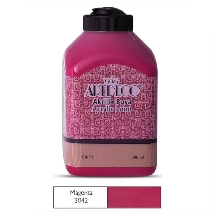 Artdeco Akrilik Boya 500Ml Magenta 3042Artdeco Akrilik Boya 500Ml Magenta 3042 - Kırtasiyem.netAkrilik Boyalar	