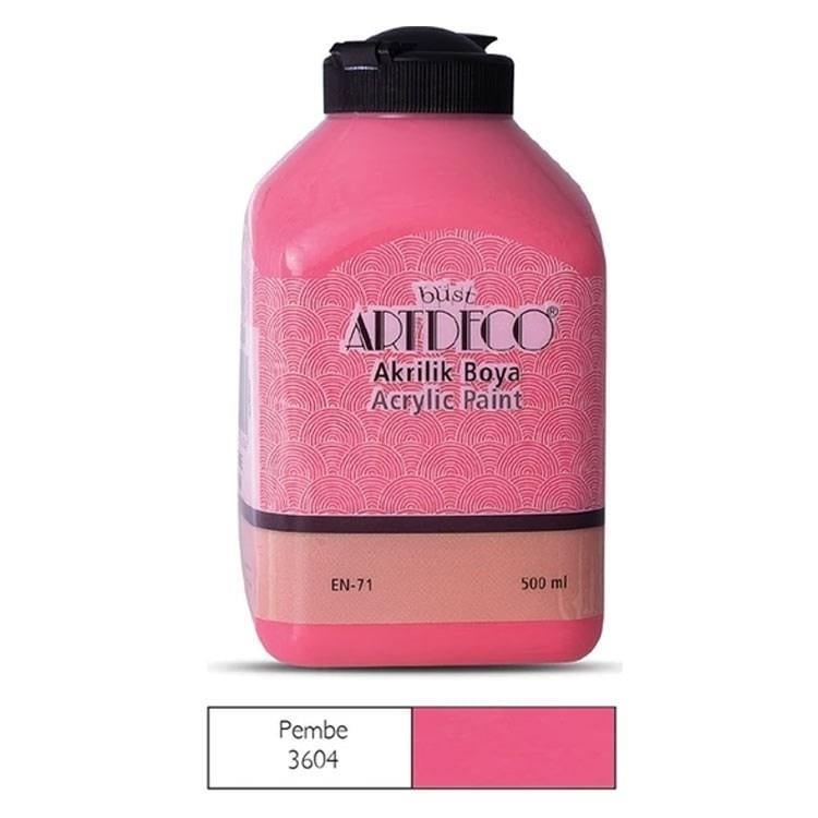 Artdeco Akrilik Boya 500Ml Pembe 3604Artdeco Akrilik Boya 500Ml Pembe 3604 - Kırtasiyem.netAkrilik Boyalar	
