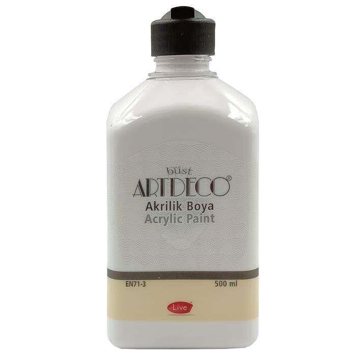 Artdeco Akrilik Boya 500Ml Romantik Beyaz 3622Artdeco Akrilik Boya 500Ml Romantik Beyaz 3622 - Kırtasiyem.netAkrilik Boyalar	