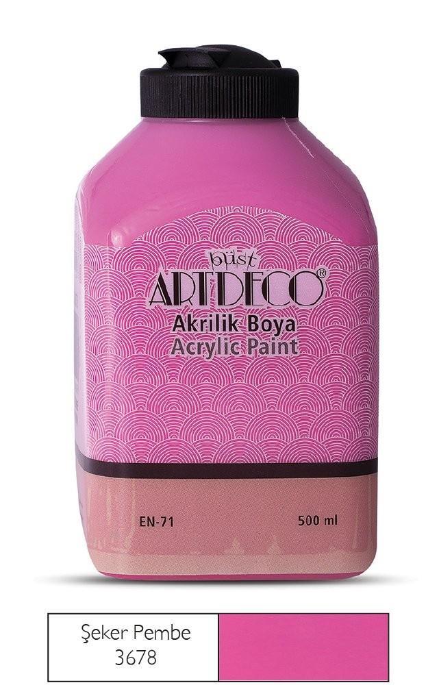 Artdeco Akrilik Boya 500ml Şeker Pembe 3678Artdeco Akrilik Boya 500ml Şeker Pembe 3678 - Kırtasiyem.netAkrilik Boyalar	