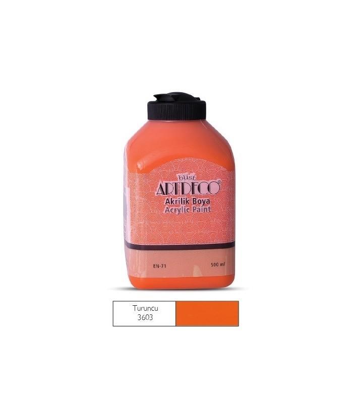 Artdeco Akrilik Boya 500Ml Turuncu 3603Artdeco Akrilik Boya 500Ml Turuncu 3603 - Kırtasiyem.netAkrilik Boyalar	