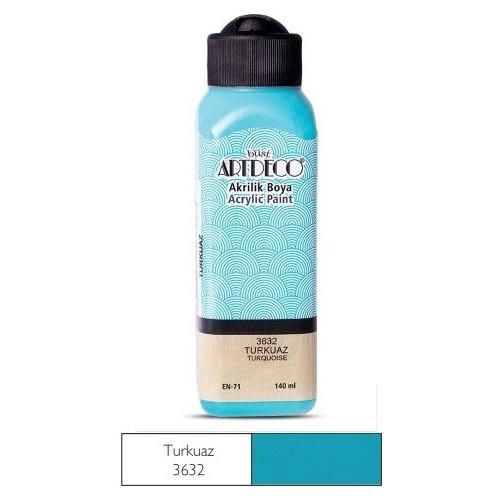 Artdeco Akrilik Boya 75ml Turkuaz 3632Artdeco Akrilik Boya 75ml Turkuaz 3632 - Kirtasiyem.netAkrilik Boyalar	