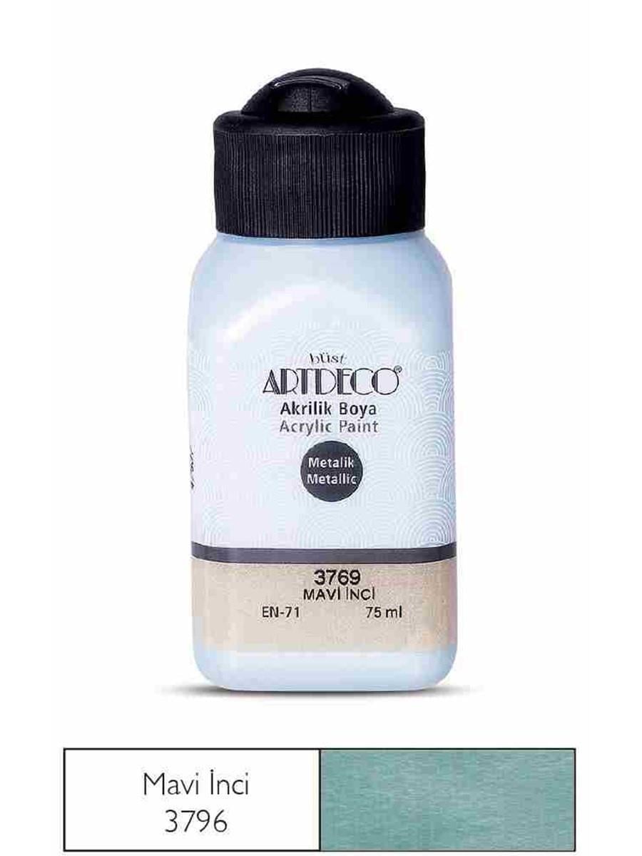 Artdeco Akrilik Boya Metalik 75 Ml Mavi İnci 3769Artdeco Akrilik Boya Metalik 75 Ml Mavi İnci 3769 - Kırtasiyem.netAkrilik Boyalar	