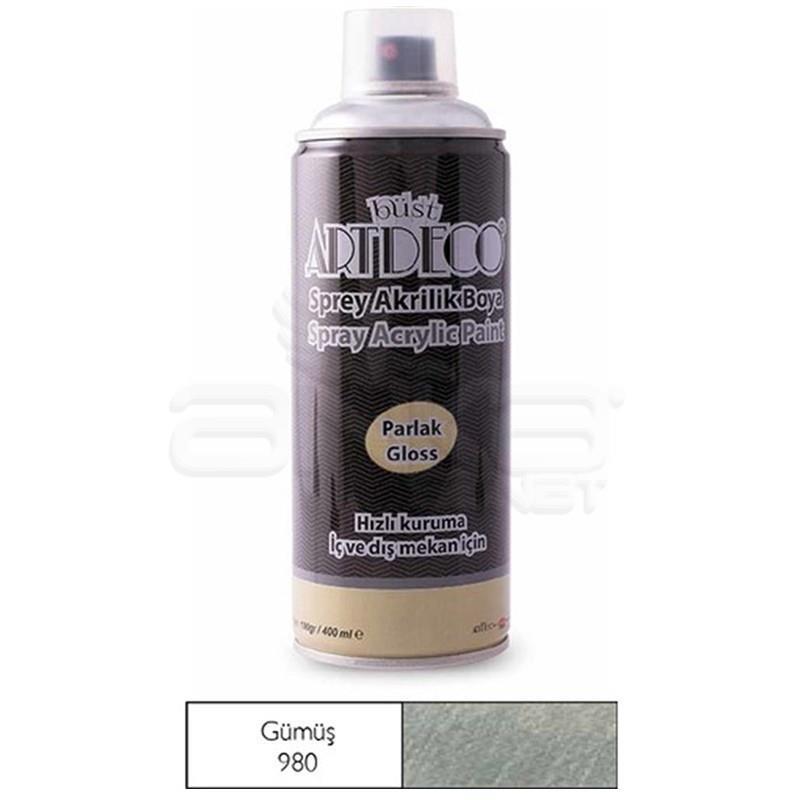 Artdeco Akrilik Sprey Boya 400 Ml Gümüş 980Artdeco Akrilik Sprey Boya 400 Ml Gümüş 980 - Kırtasiyem.netAkrilik Boyalar	