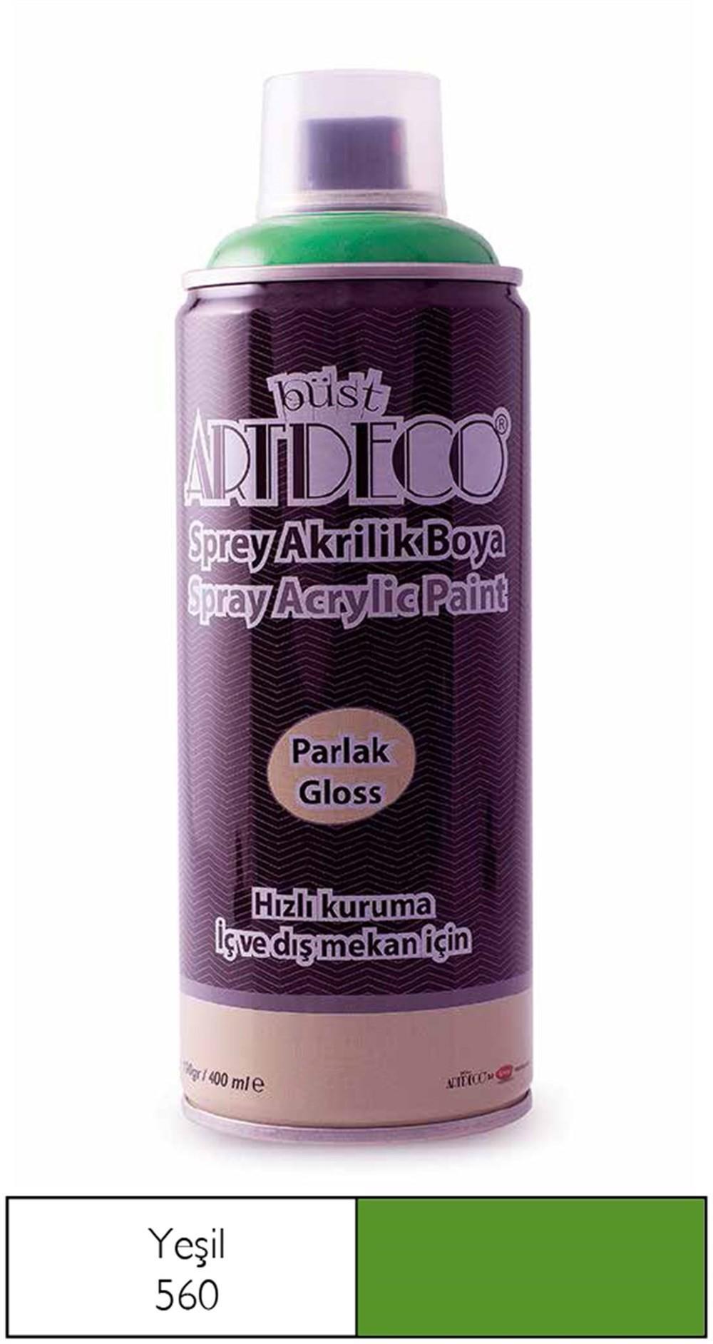 Artdeco Akrilik Sprey Boya 400 Ml Yeşil 560Artdeco Akrilik Sprey Boya 400 Ml Yeşil 560 - Kırtasiyem.netAkrilik Boyalar	