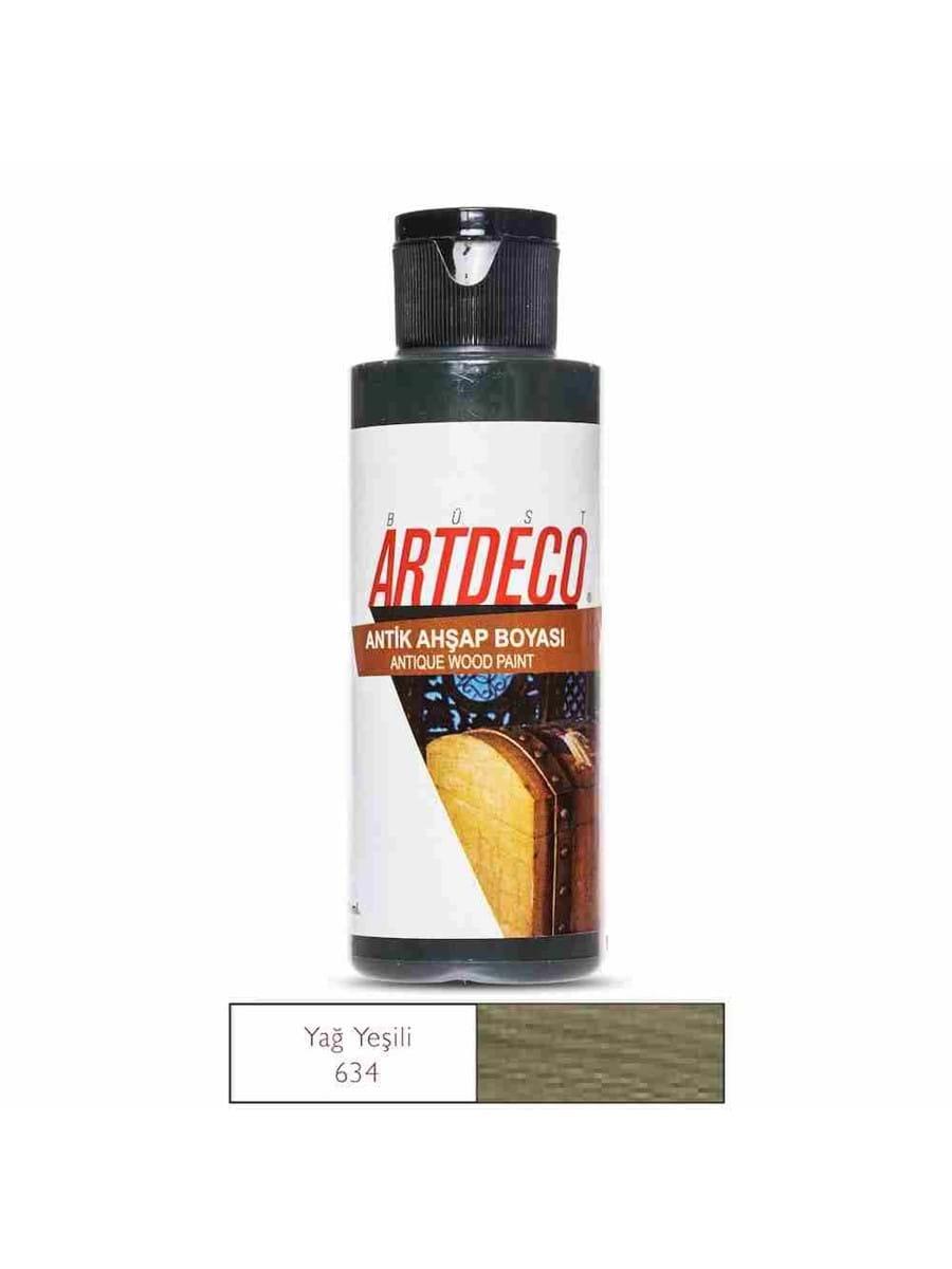 Artdeco Antik Eskitme Boyası 140ml Yağ Yeşili 634Artdeco Antik Eskitme Boyası 140ml Yağ Yeşili 634 - Kırtasiyem.netAkrilik Boyalar	