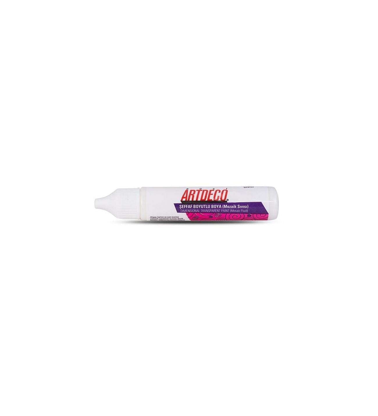 Artdeco Boyutlu Boya 30ml Şeffaf (Mozaik Sıvısı) 6ısı) 690Artdeco Boyutlu Boya 30ml Şeffaf (Mozaik Sıvısı) 6ısı) 690 - Kırtasiyem.netBoyutlu Boyalar
