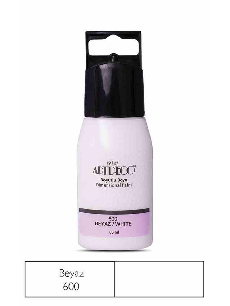 Artdeco Boyutlu Boya 60ml Beyaz 600Artdeco Boyutlu Boya 60ml Beyaz 600 - Kırtasiyem.netBoyutlu Boyalar