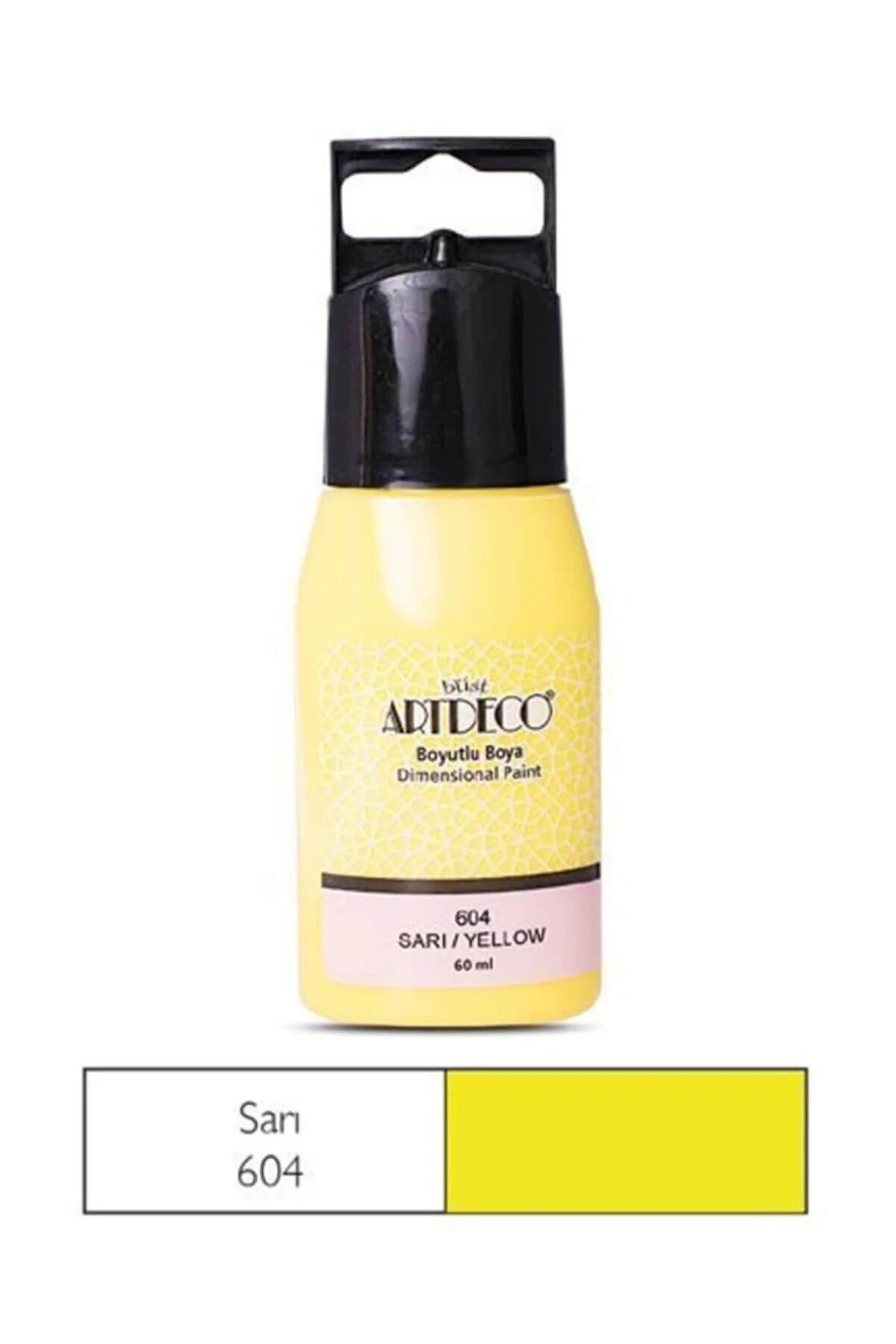 Artdeco Boyutlu Boya 60ml Sarı 604Artdeco Boyutlu Boya 60ml Sarı 604 - Kirtasiyem.netBoyutlu Boyalar