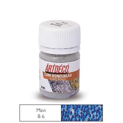 Artdeco Cam Boncuk 25ml Mavi B6Artdeco Cam Boncuk 25ml Mavi B6 - Kirtasiyem.netDiğer Fırçalar
