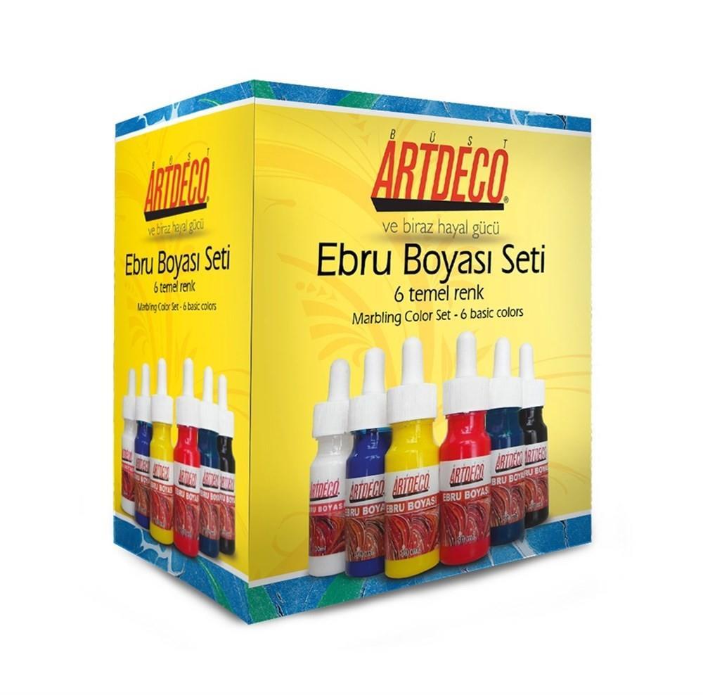 Artdeco Ebru Boya Seti 6 Temel RenkArtdeco Ebru Boya Seti 6 Temel Renk - Kırtasiyem.netEbru Boyaları ve Ürünleri