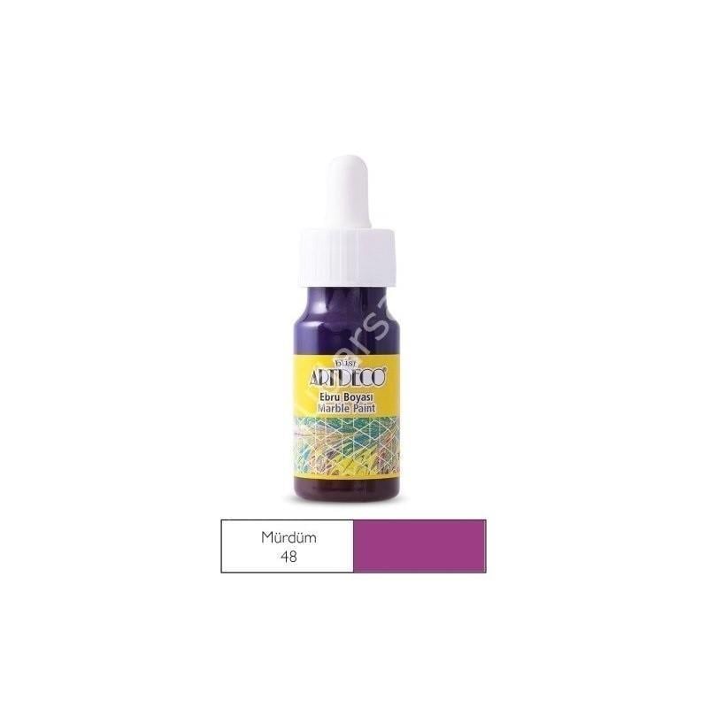 Artdeco Ebru Boyası 30Ml Mürdüm 48Artdeco Ebru Boyası 30Ml Mürdüm 48 - Kırtasiyem.netEbru Boyaları ve Ürünleri