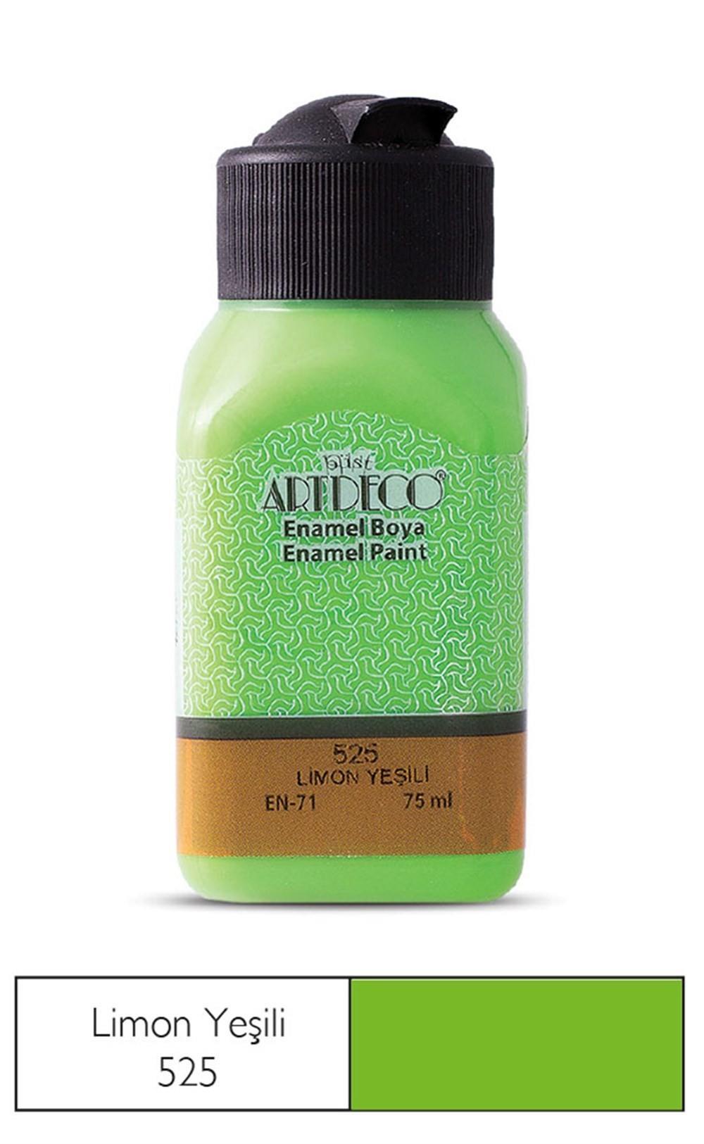 Artdeco Enamel Boya 75ml Limon Yeşili 525Artdeco Enamel Boya 75ml Limon Yeşili 525 - Kırtasiyem.netAhşap Boyaları