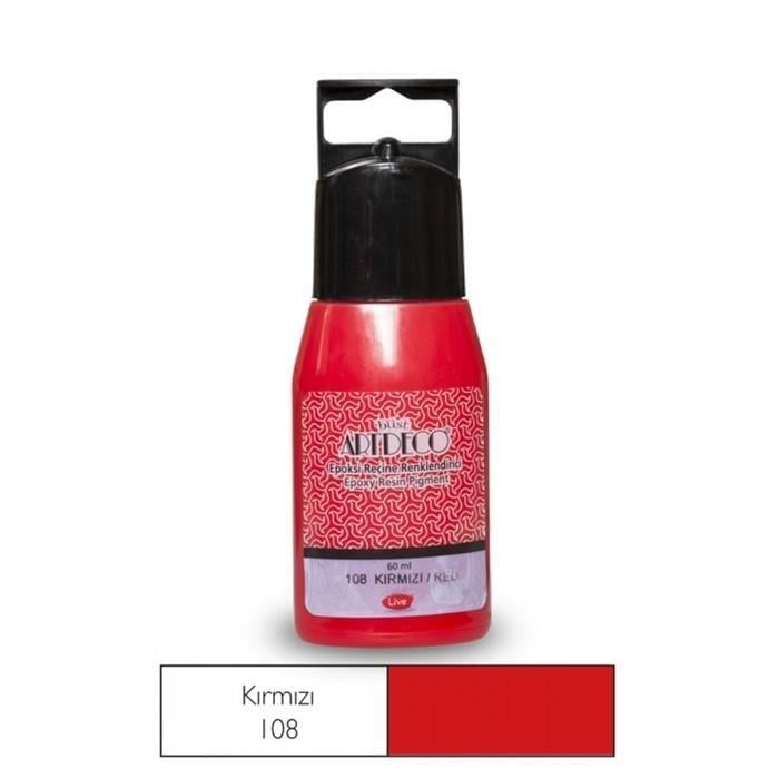 Artdeco Epoksi Reçine Renklendirici 60Ml Kırmızı 108Artdeco Epoksi Reçine Renklendirici 60Ml Kırmızı 108 - Kırtasiyem.netDiğer Ürünler