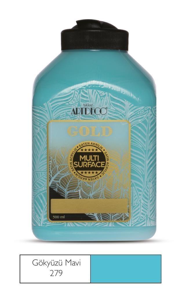 Artdeco Gold Akrilik Boya 500Ml Gökyüzü Mavi 279Artdeco Gold Akrilik Boya 500Ml Gökyüzü Mavi 279 - Kırtasiyem.netAkrilik Boyalar	