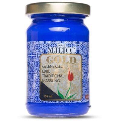 Artdeco Gold Geleneksel Ebru Boyası 105ml Koyu Mavi 446 S.4Artdeco Gold Geleneksel Ebru Boyası 105ml Koyu Mavi 446 S.4 - Kırtasiyem.netEbru Boyaları ve Ürünleri