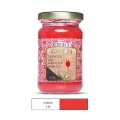 Artdeco Gold Geleneksel Ebru Boyası 105ml Kırmızı 335 S.3Artdeco Gold Geleneksel Ebru Boyası 105ml Kırmızı 335 S.3 - Kırtasiyem.netEbru Boyaları ve Ürünleri