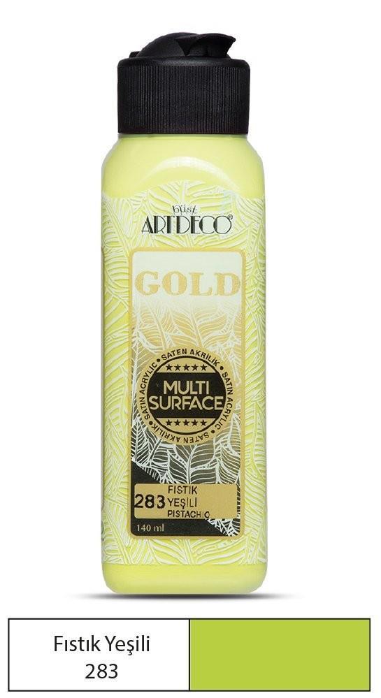 Artdeco Gold Multi-Surface Akrilik Boya 140ml Fıstık Yeşili 283Artdeco Gold Multi-Surface Akrilik Boya 140ml Fıstık Yeşili 283 - Kırtasiyem.netAkrilik Boyalar	