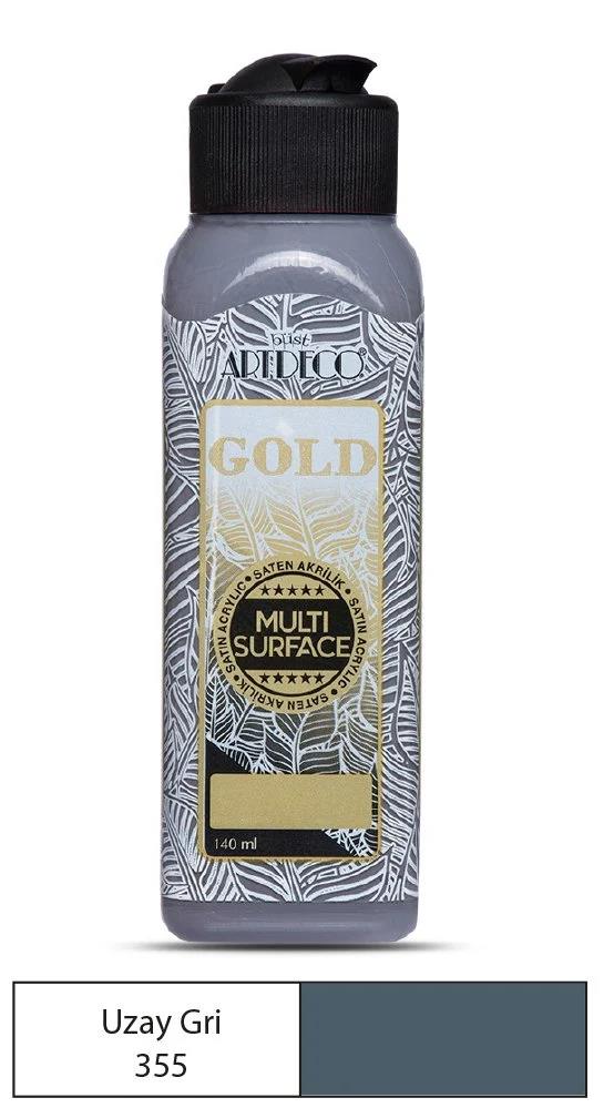 Artdeco Gold Multi-Surface Akrilik Boya 140ml Uzay Gri 355Artdeco Gold Multi-Surface Akrilik Boya 140ml Uzay Gri 355 - Kırtasiyem.netAkrilik Boyalar	