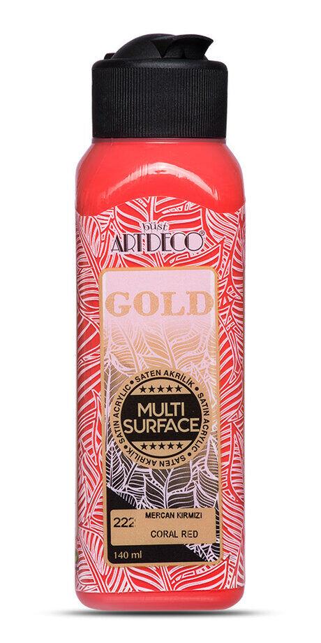 Artdeco Gold Multi-Surface Akrilik Boya 140ml Mercan Kırmızı 222Artdeco Gold Multi-Surface Akrilik Boya 140ml Mercan Kırmızı 222 - Kırtasiyem.netAkrilik Boyalar	