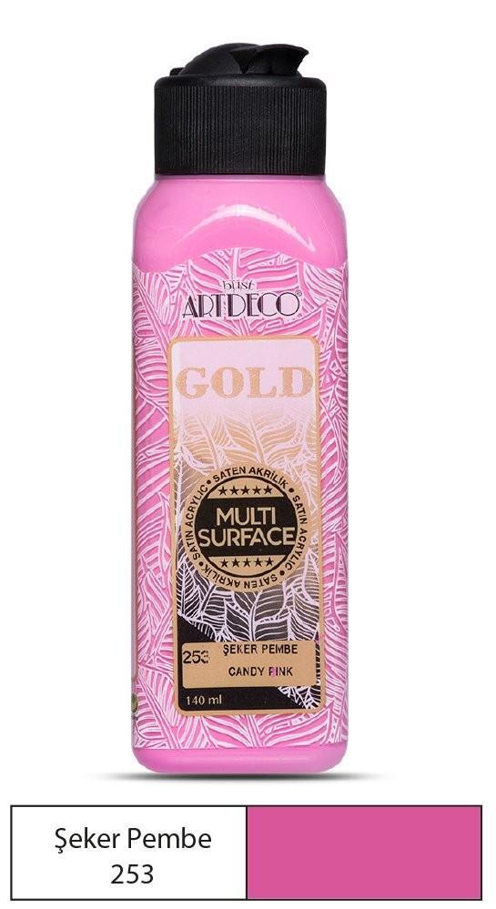 Artdeco Gold Multi-Surface Akrilik Boya 140ml Şeker Pembe 253Artdeco Gold Multi-Surface Akrilik Boya 140ml Şeker Pembe 253 - Kırtasiyem.netAkrilik Boyalar	