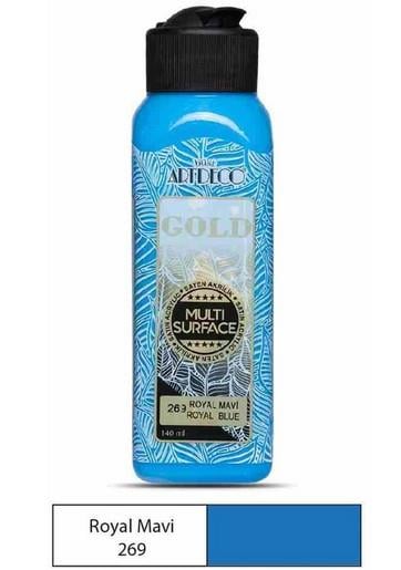 Artdeco Gold Multi-Surface Akrilik Boya 140Ml Royal Mavi 269Akrilik Boyalar	