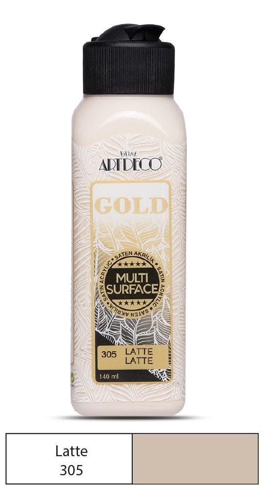 Artdeco Gold Multi-Surface Akrilik Boya 140ml Latte 305Artdeco Gold Multi-Surface Akrilik Boya 140ml Latte 305 - Kırtasiyem.netAkrilik Boyalar	