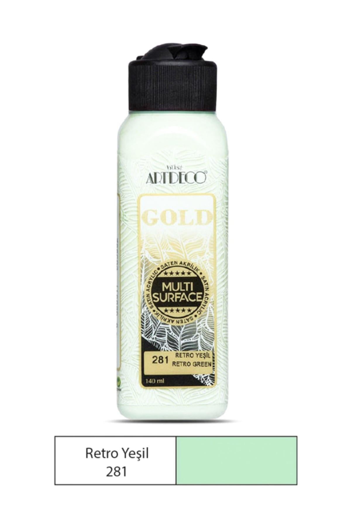Artdeco Gold Multi-Surface Akrilik Boya 140ml Retro Yeşil 281Artdeco Gold Multi-Surface Akrilik Boya 140ml Retro Yeşil 281 - Kırtasiyem.netAkrilik Boyalar	