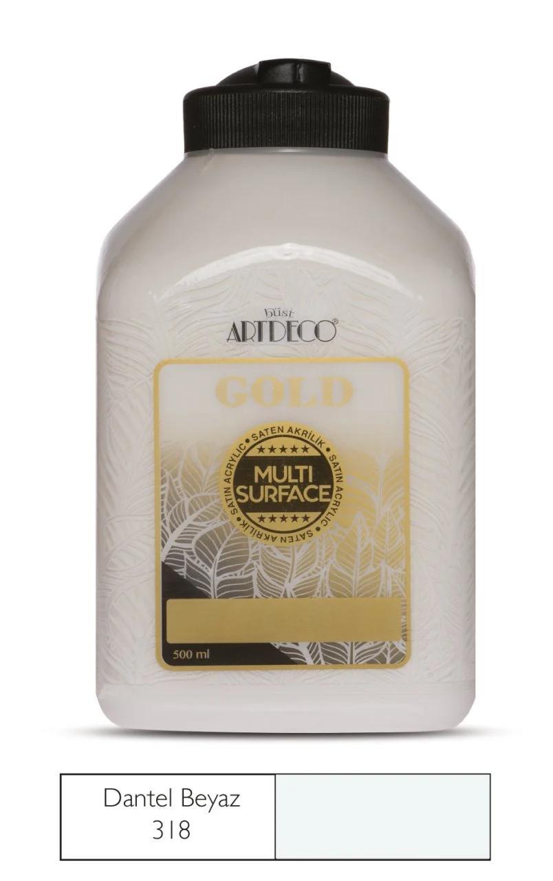 Artdeco Gold Multi-Surface Akrilik Boya 500ml Dantel Beyaz 318Artdeco Gold Multi-Surface Akrilik Boya 500ml Dantel Beyaz 318 - Kırtasiyem.netAkrilik Boyalar	