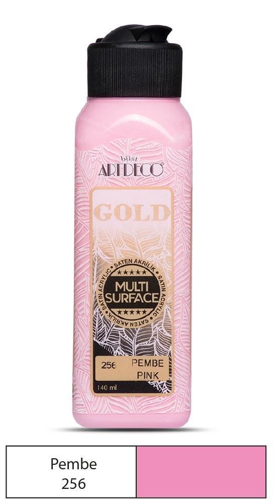 Artdeco Gold Multi-Surface Akrilik Boya 140ml Pembe 256Artdeco Gold Multi-Surface Akrilik Boya 140ml Pembe 256 - Kırtasiyem.netAkrilik Boyalar	